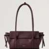Mini Soft Bayswater Black Cherry Heavy Grain Women