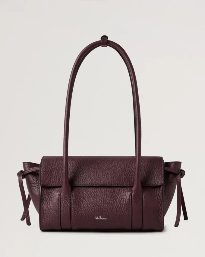 Mini Soft Bayswater Black Cherry Heavy Grain Women