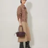 Mini Soft Bayswater Black Cherry Heavy Grain Women