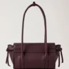 Mini Soft Bayswater Black Cherry Heavy Grain Women