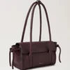 Mini Soft Bayswater Black Cherry Heavy Grain Women