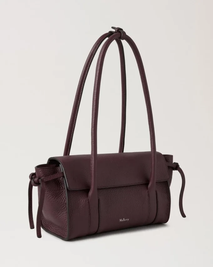 Mini Soft Bayswater Black Cherry Heavy Grain Women
