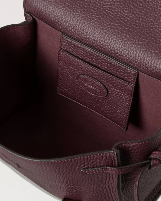 Mini Soft Bayswater Black Cherry Heavy Grain Women