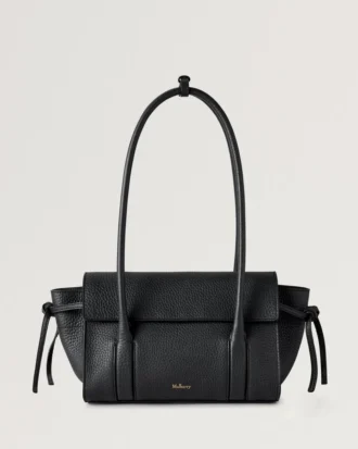 Mini Soft Bayswater Black Heavy Grain Women