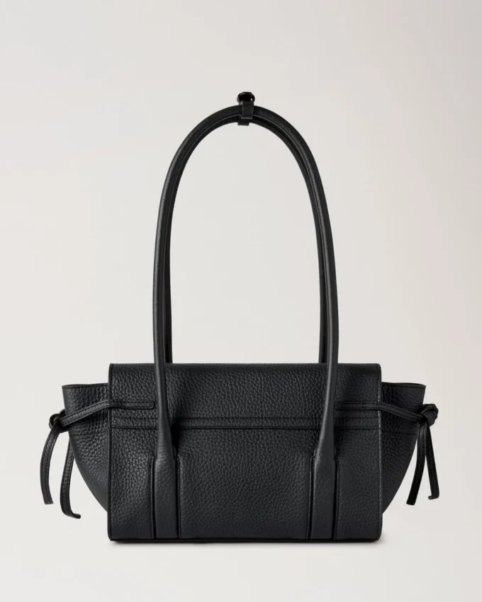 Mini Soft Bayswater Black Heavy Grain Women