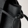 Mini Soft Bayswater Black Heavy Grain Women