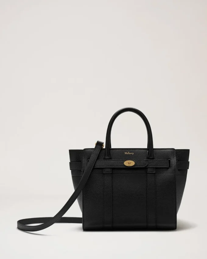 Mini Zipped Bayswater Black Small Classic Grain Mini Zipped Bayswater Black Small Classic Grain