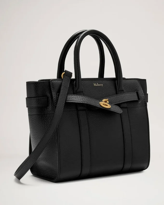Mini Zipped Bayswater Black Small Classic Grain Mini Zipped Bayswater Black Small Classic Grain