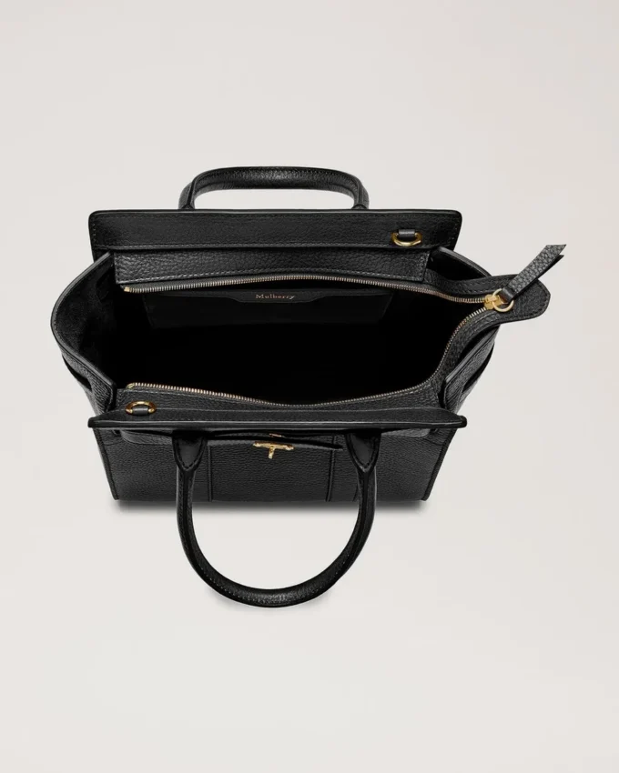 Mini Zipped Bayswater Black Small Classic Grain Mini Zipped Bayswater Black Small Classic Grain
