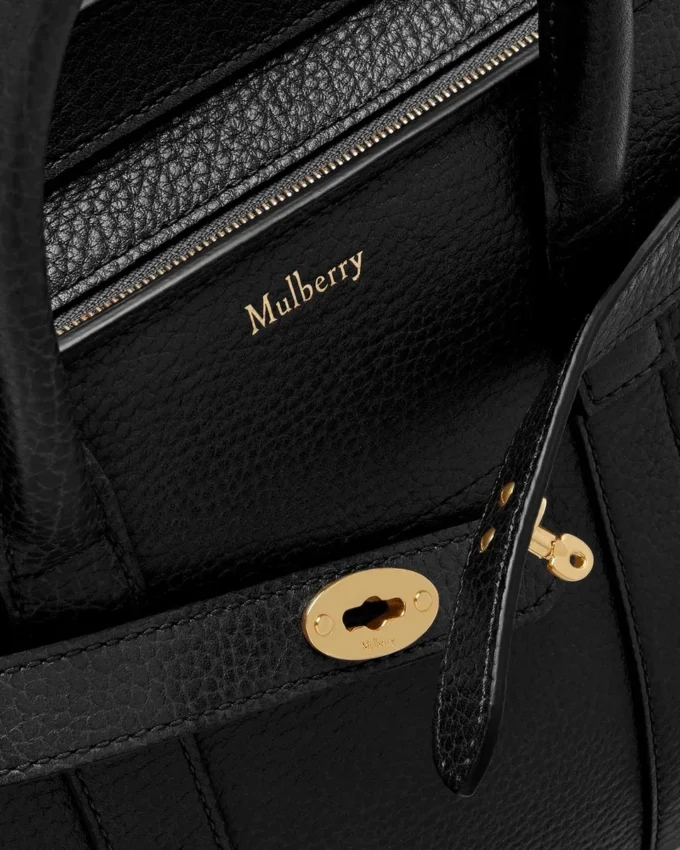 Mini Zipped Bayswater Black Small Classic Grain Mini Zipped Bayswater Black Small Classic Grain