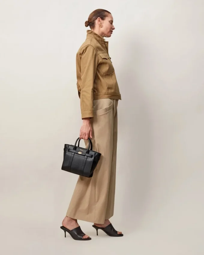 Mini Zipped Bayswater Black Small Classic Grain Mini Zipped Bayswater Black Small Classic Grain