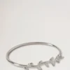Mulberry Leaf Bracelet Silver Sterling Silver Women Mulberry Leaf Bracelet Silver Sterling Silver Women