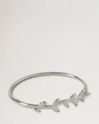 Mulberry Leaf Bracelet Silver Sterling Silver Women