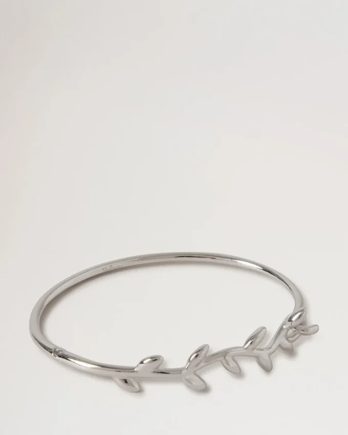 Mulberry Leaf Bracelet Silver Sterling Silver Women Mulberry Leaf Bracelet Silver Sterling Silver Women