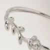Mulberry Leaf Bracelet Silver Sterling Silver Women Mulberry Leaf Bracelet Silver Sterling Silver Women