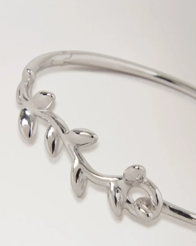Mulberry Leaf Bracelet Silver Sterling Silver Women Mulberry Leaf Bracelet Silver Sterling Silver Women