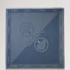 Mulberry Logo Square Denim Blue Mixed Material Men’s