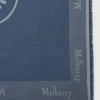 Mulberry Logo Square Denim Blue Mixed Material Men’s