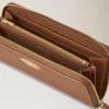 Mulberry Plaque 8 Credit Card Zip Purse Oak Nvt Mulberry Plaque 8 Credit Card Zip Purse Oak Nvt