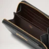 Mulberry Plaque Small Zip Around Purse Black Small Classic Grain Mulberry Plaque Small Zip Around Purse Black Small Classic Grain
