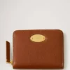 Mulberry Plaque Small Zip Around Purse Oak Nvt Women Mulberry Plaque Small Zip Around Purse Oak Nvt Women