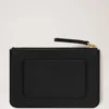 Mulberry Plaque Small Zip Coin Pouch Black Small Classic Grain Mulberry Plaque Small Zip Coin Pouch Black Small Classic Grain