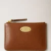 Mulberry Plaque Small Zip Coin Pouch Oak Nvt Women Mulberry Plaque Small Zip Coin Pouch Oak Nvt Women