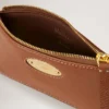 Mulberry Plaque Small Zip Coin Pouch Oak Nvt Women Mulberry Plaque Small Zip Coin Pouch Oak Nvt Women