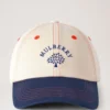 Mulberry Tree Baseball Cap – Colour Block Ecru & Night Sky Cotton Mulberry Tree Baseball Cap – Colour Block Ecru & Night Sky Cotton