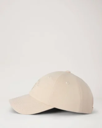 Mulberry Tree Baseball Cap Ecru Cotton Women