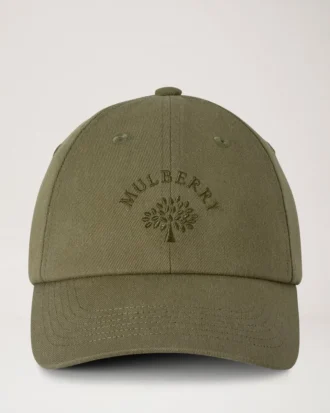 Mulberry Tree Baseball Cap Khaki Cotton Women