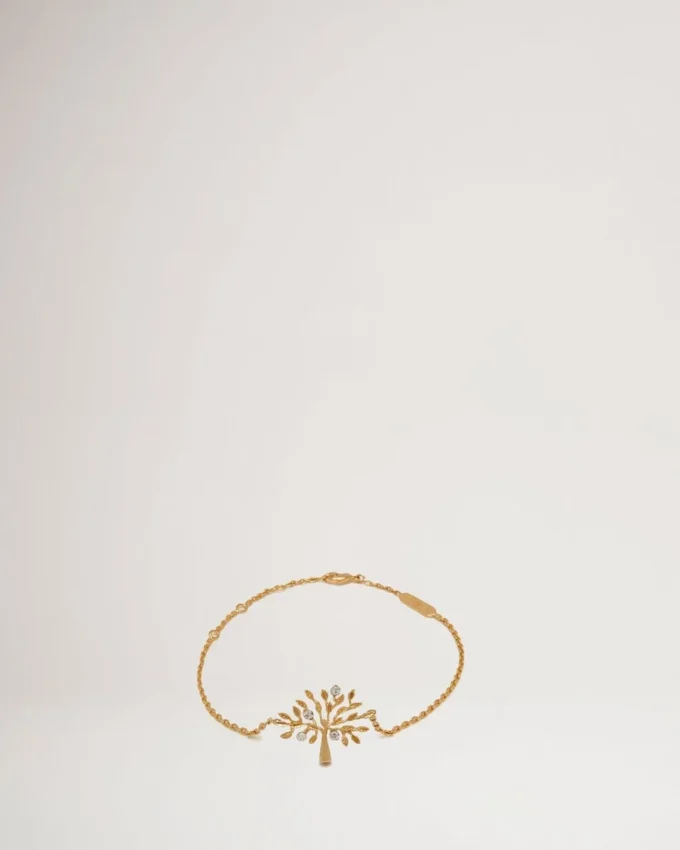 Mulberry Tree Bracelet Brass Metal & Swarovski Crystal Mulberry Tree Bracelet Brass Metal & Swarovski Crystal