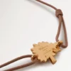 Mulberry Tree Cord Bracelet Teak Sterling Silver & Cord Mulberry Tree Cord Bracelet Teak Sterling Silver & Cord