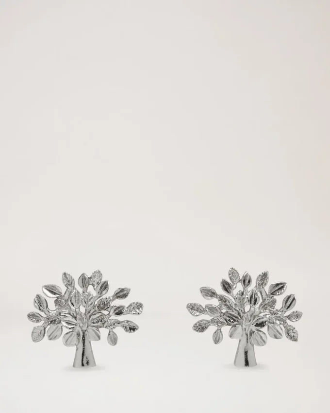Mulberry Tree Earrings Silver Sterling Silver Women