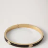 Mulberry Tree Enamel Bracelet Black Stainless Steel & Enamel Mulberry Tree Enamel Bracelet Black Stainless Steel & Enamel