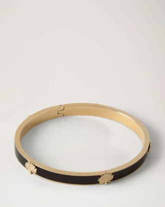 Mulberry Tree Enamel Bracelet Black Stainless Steel & Enamel Mulberry Tree Enamel Bracelet Black Stainless Steel & Enamel