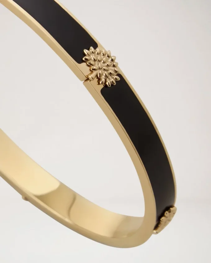 Mulberry Tree Enamel Bracelet Black Stainless Steel & Enamel Mulberry Tree Enamel Bracelet Black Stainless Steel & Enamel