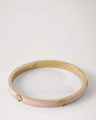 Mulberry Tree Enamel Bracelet Powder Pink Stainless Steel & Enamel Mulberry Tree Enamel Bracelet Powder Pink Stainless Steel & Enamel