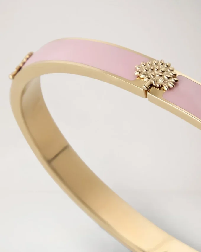 Mulberry Tree Enamel Bracelet Powder Pink Stainless Steel & Enamel Mulberry Tree Enamel Bracelet Powder Pink Stainless Steel & Enamel