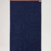Mulberry Tree Jacquard Towel Navy & Teak Cotton Mulberry Tree Jacquard Towel Navy & Teak Cotton