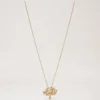 Mulberry Tree Necklace Brass Metal & Swarovski Crystal Mulberry Tree Necklace Brass Metal & Swarovski Crystal