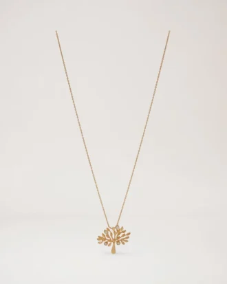 Mulberry Tree Necklace Brass Metal & Swarovski Crystal Mulberry Tree Necklace Brass Metal & Swarovski Crystal
