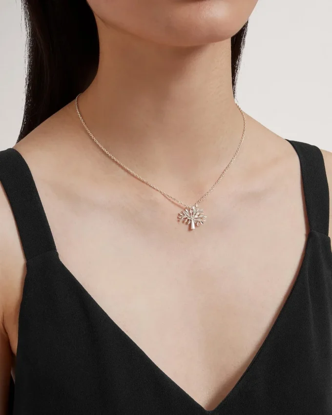 Mulberry Tree Necklace Silver Sterling Silver Women Mulberry Tree Necklace Silver Sterling Silver Women