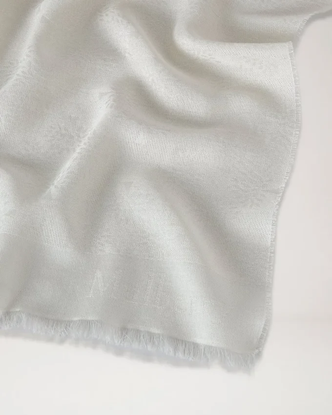 Mulberry Tree Pashmina Cream Cotton Blend Women Mulberry Tree Pashmina Cream Cotton Blend Women
