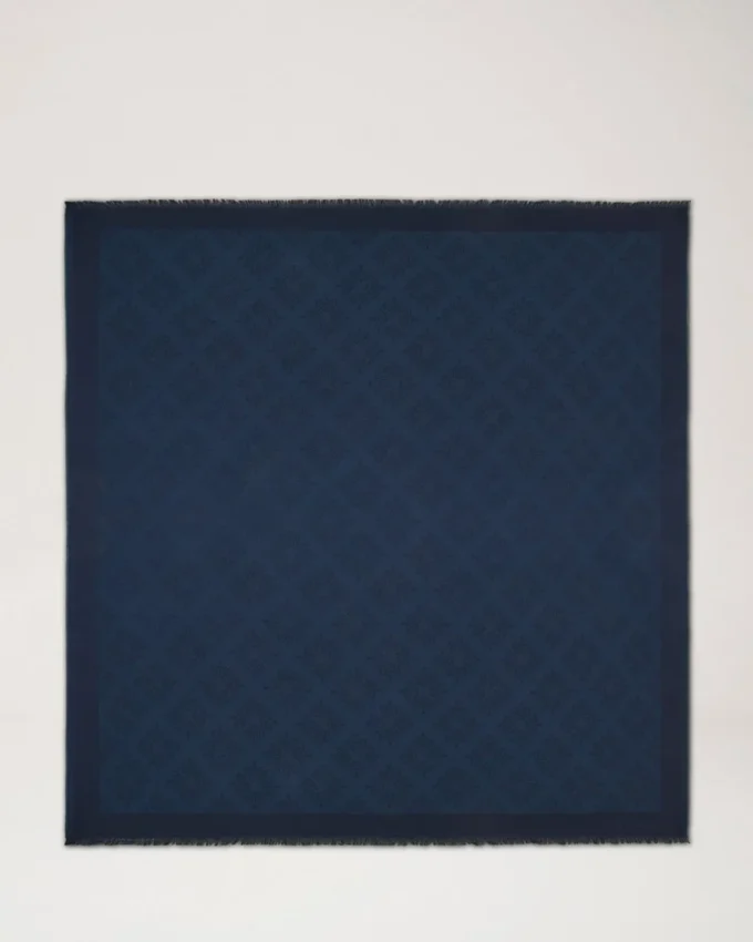 Mulberry Tree Square Night Sky Cotton Silk Blend