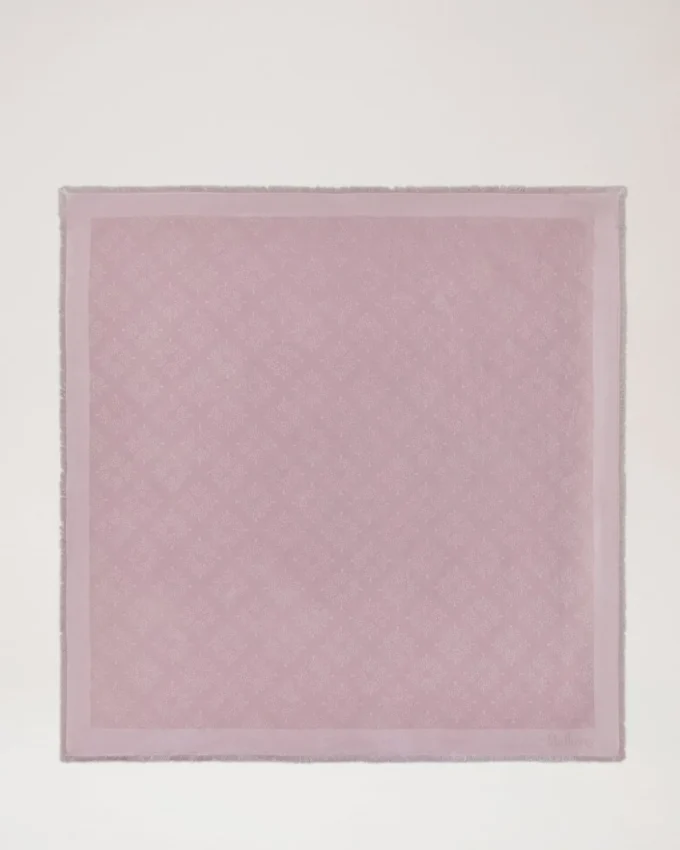 Mulberry Tree Square Powder Rose Cotton Silk Blend Mulberry Tree Square Powder Rose Cotton Silk Blend