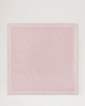 Mulberry Tree Square Powder Rose Cotton Silk Blend
