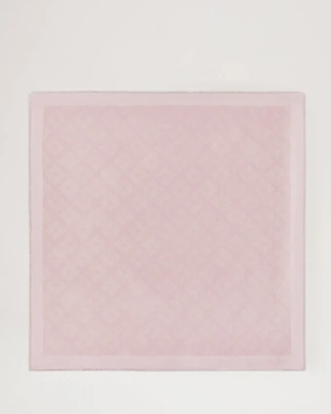Mulberry Tree Square Powder Rose Cotton Silk Blend Mulberry Tree Square Powder Rose Cotton Silk Blend