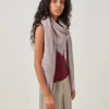 Mulberry Tree Square Rosewater Cotton Silk Blend