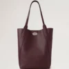 North South Bayswater Tote Black Cherry Heavy Grain North South Bayswater Tote Black Cherry Heavy Grain